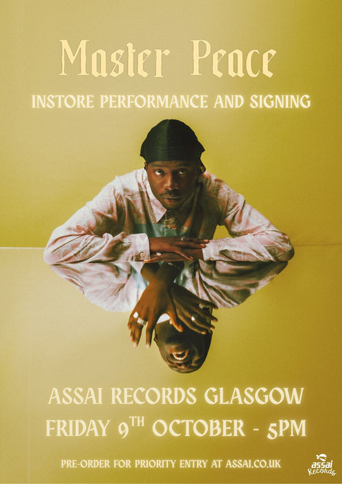 Master Peace if i don't love you, who will ? Instore Performance & Signing Glasgow Priority Entry with Pre-Order (5pm Friday 9th October 2026)