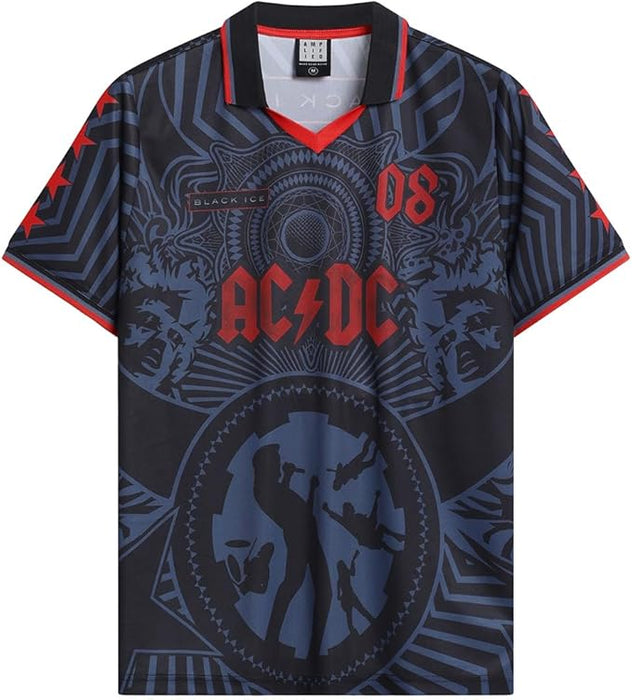 AC/DC Back In Black Football Jersey Large T-Shirt