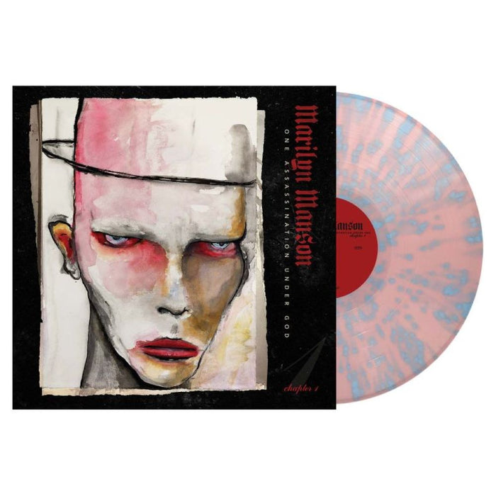 Marilyn Manson One Assassination Under God - Chapter 1 Vinyl LP Pastel Pink & Blue Splatter Colour Due Out 07/02/25