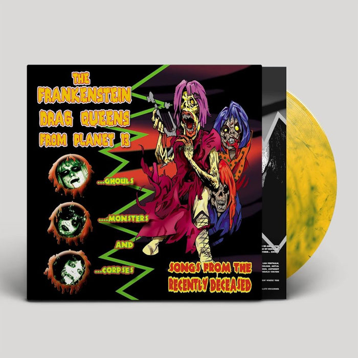 The Frankenstein Drag Queens from Planet 13 Songs From The Recently Deceased Vinyl LP Deceased Ghoul Vomit Marble Colour 2024