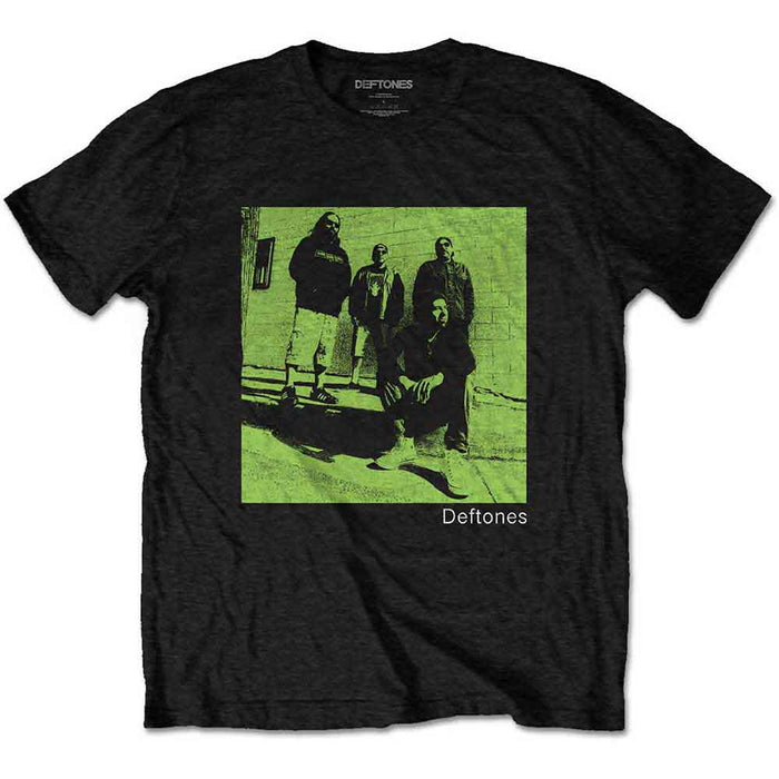 Deftones Green Photo Black Large Unisex T-Shirt