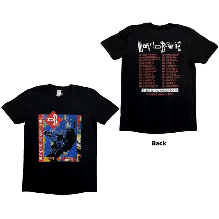 David Bowie Glass Spider Tour Black Large Unisex T-Shirt