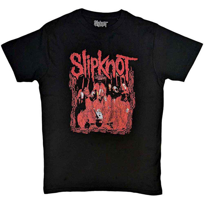 Slipknot Band Frame Black Large Unisex T-Shirt