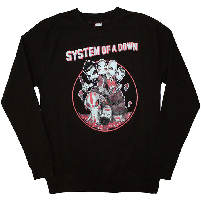 System Of A Down Mushroom People X-Large Sweatshirt