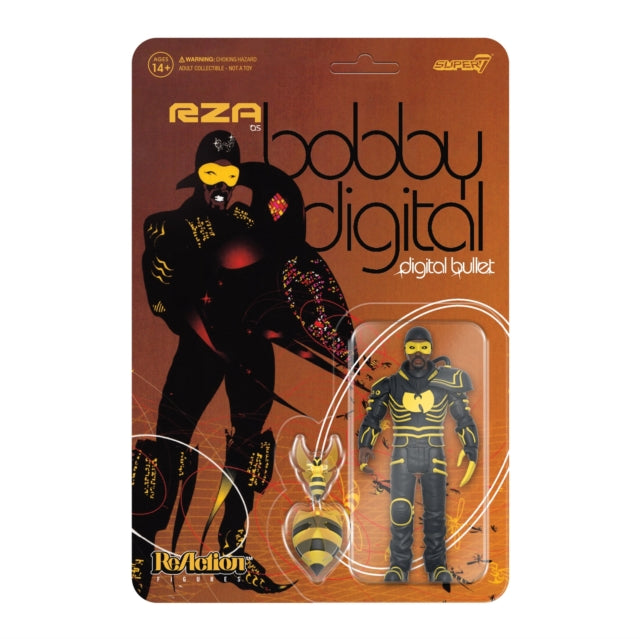 Rza Reaction Wave 2 Bobby Digital (Digital Bullet) ReAction Figure