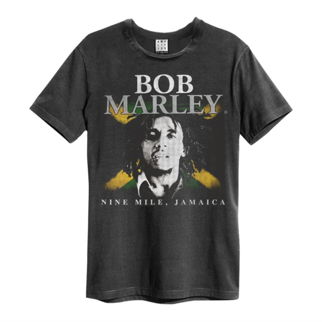 Bob Marley Nine Miles Charcoal Grey Medium T-Shirt