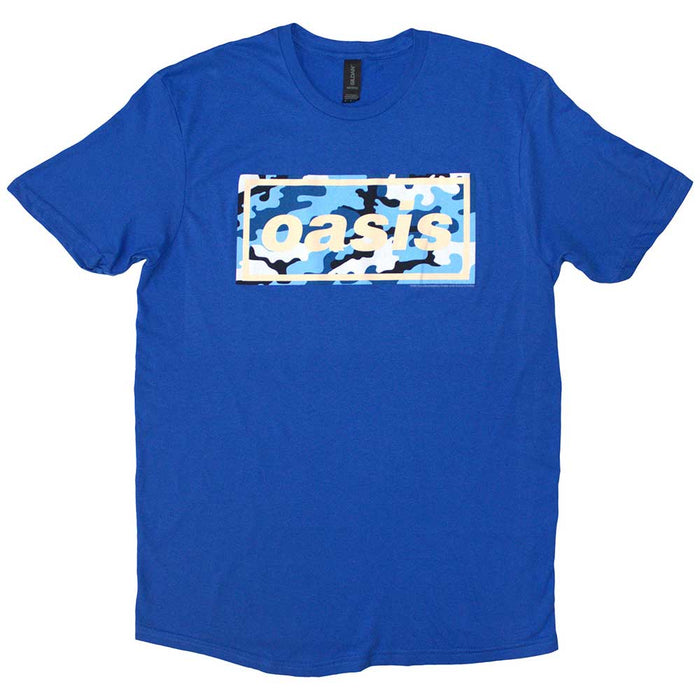 Oasis Camo Logo Blue Small T-Shirt