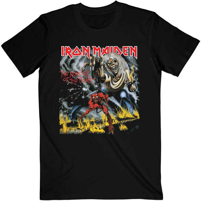 Iron Maiden Number of the Beast Black Small Unisex T-Shirt