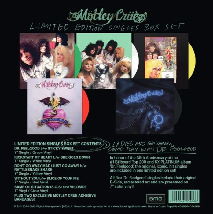 Motley Crue Dr. Feelgood 7" Vinyl Single Box Set Black Friday 2024