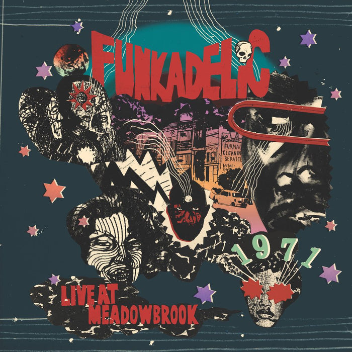 Funkadelic Live at Meadowbrook 1971 Vinyl LP Cosmic Teal & Atomic Red Colour RSD Black Friday 2026 Due Out 28/11/26