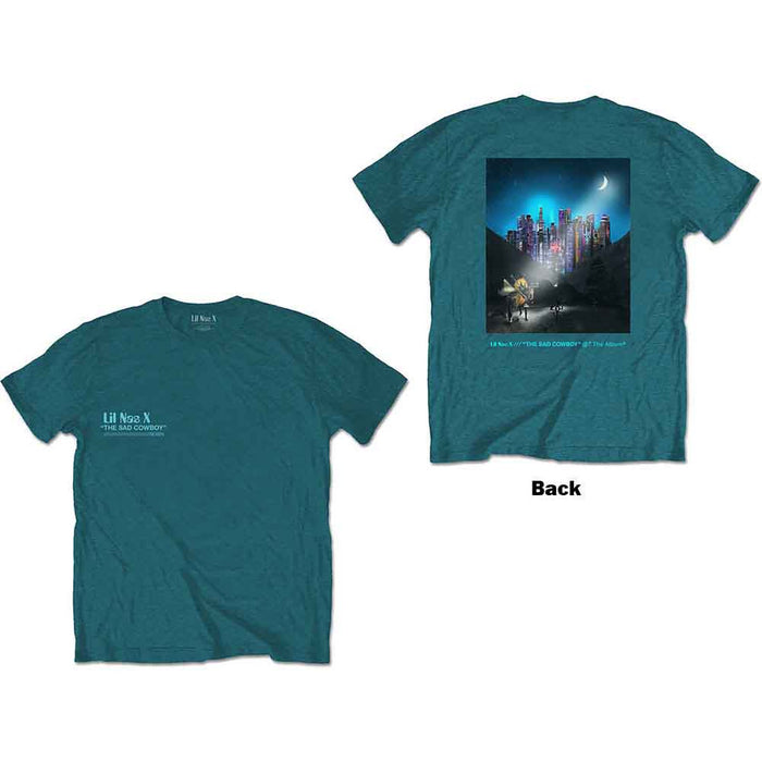 Lil Nas X Album Turquoise Blue Medium T-Shirt