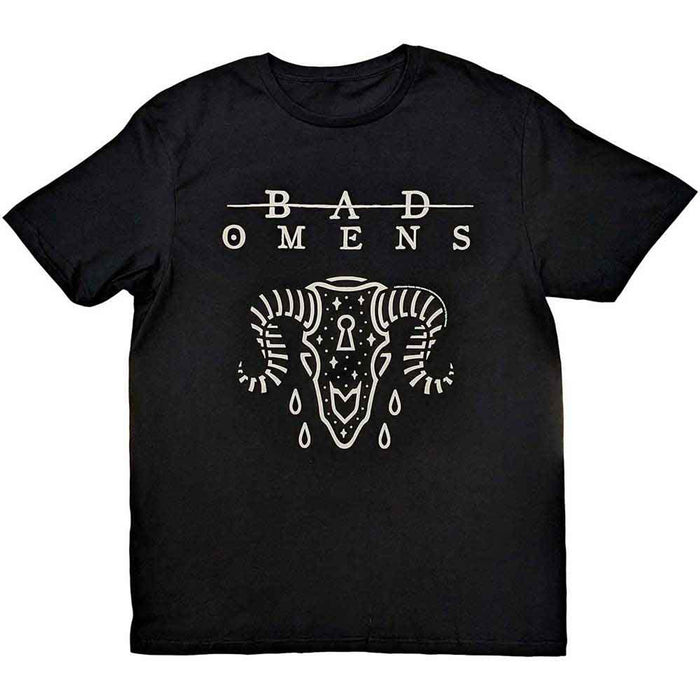 Bad Omens Ram Skull Black Small T-Shirt