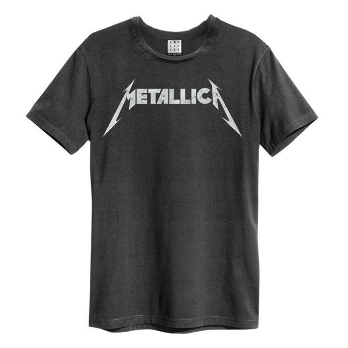 Metallica Logo Amplified Vintage Charcoal XXL Unisex T-Shirt