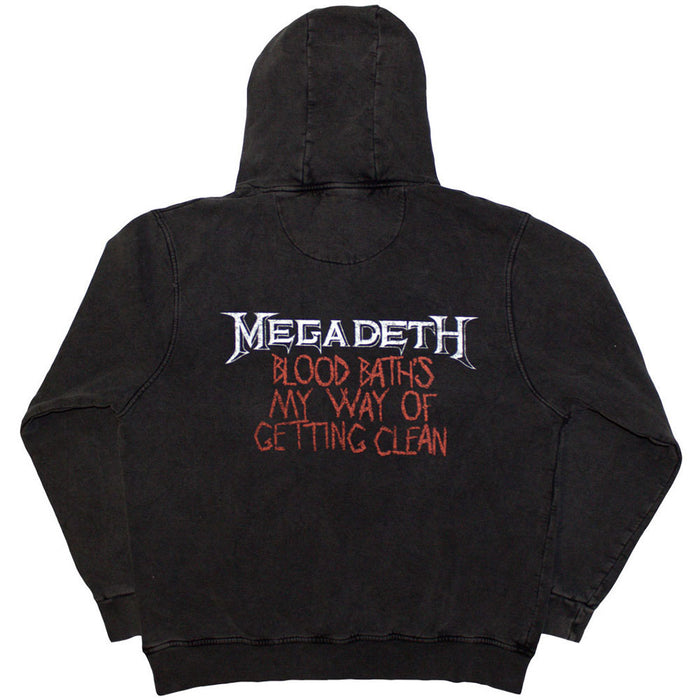 Megadeth Charcoal Grey Small Hoodie