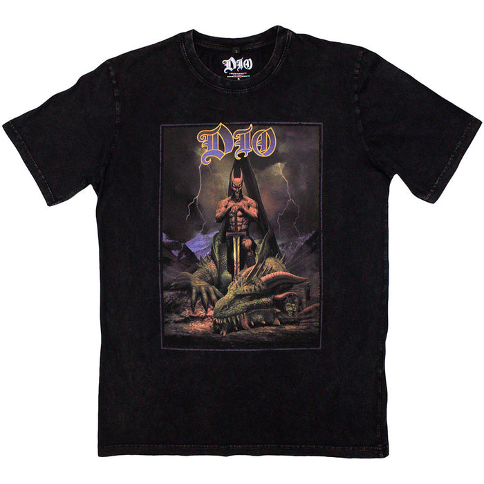 Dio Killing The Dragon Stone Wash Black Small T-Shirt