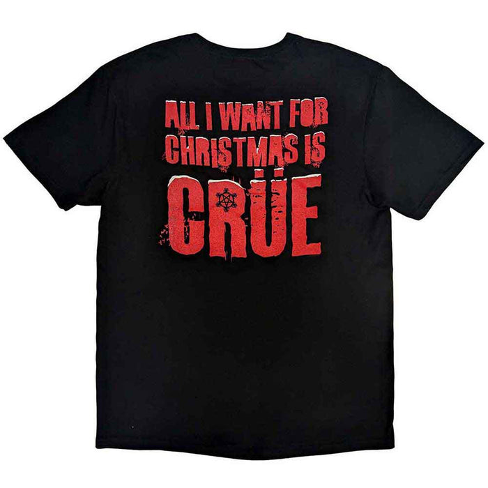 Motley Crue Christmas Crue Black XX-Large T-Shirt