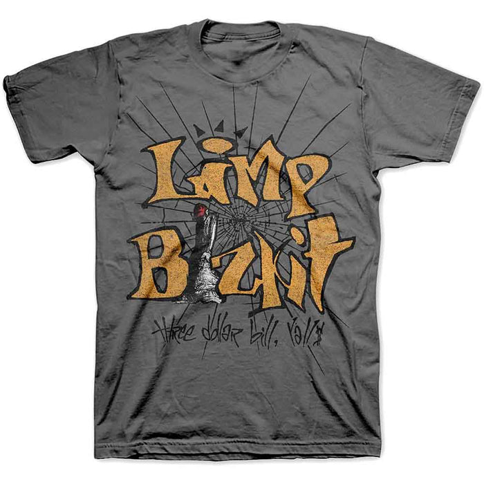 Limp Bizkit 3 Dollar Bill Grey Small Unisex T-Shirt