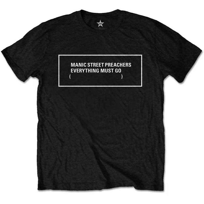 Manic Street Preachers Everything Must Go Black X-Large Unisex T-Shirt