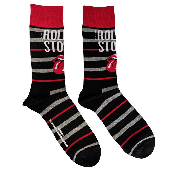 The Rolling Stones Unisex Ankle Socks: Logo & Tongue (Uk Size 7 - 11)