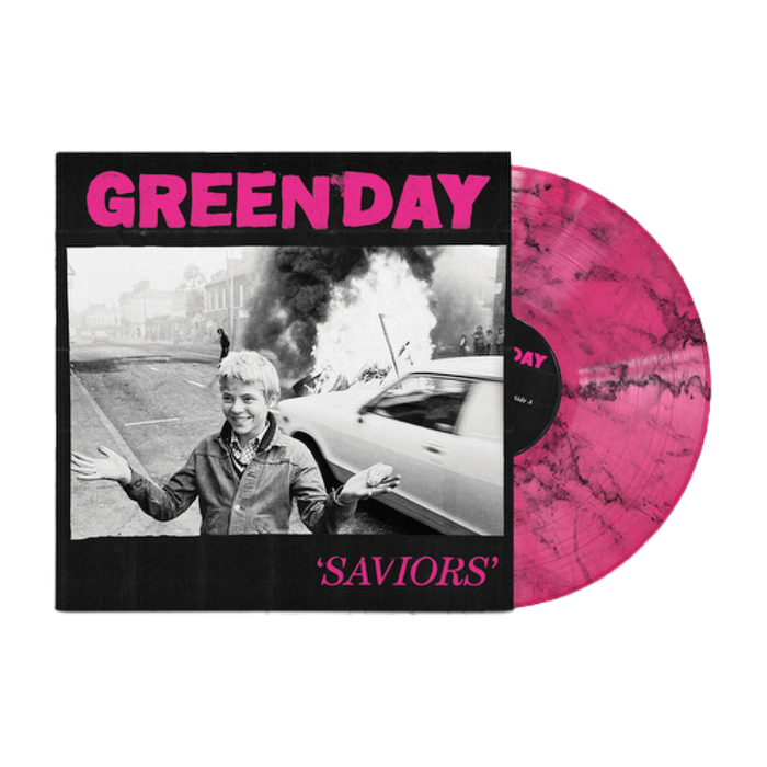 Green Day Saviours Vinyl LP Indies Black & Pink Colour 2024