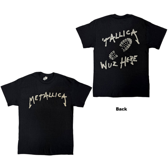 Metallica Wuz Here Black XX-Large T-Shirt