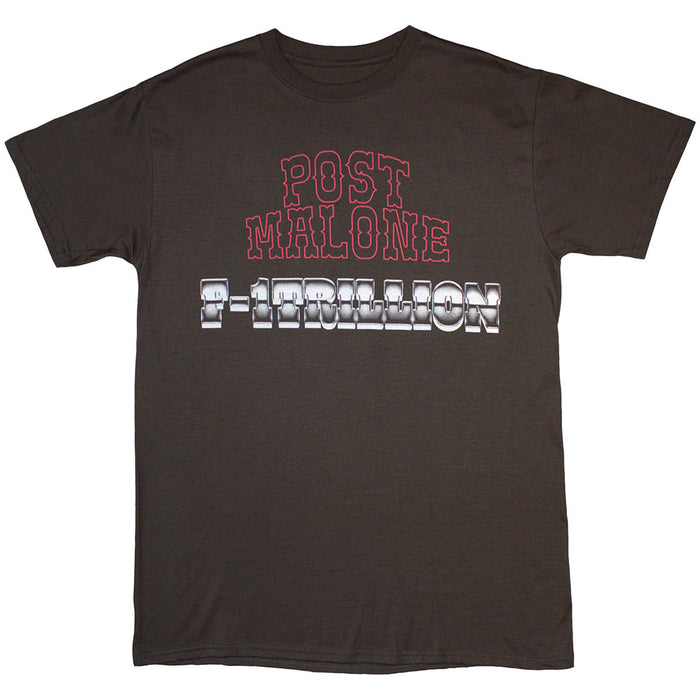 Post Malone F-1 Trillion Charcoal Grey XX-Large T-Shirt
