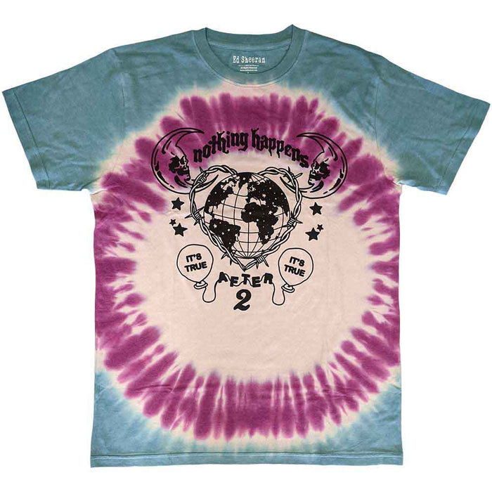 Ed Sheeran Nothing Happens Blue Small T-Shirt
