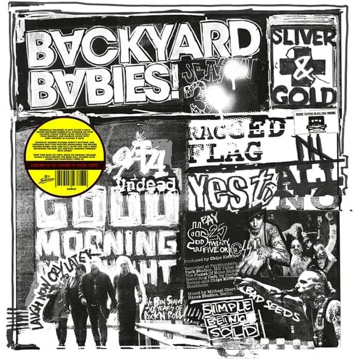 Backyard Babies Silver & Gold Vinyl LP Red Marble Colour 2026