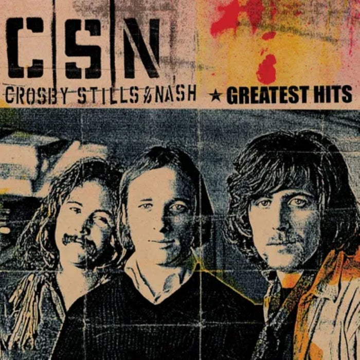 Crosby, Stills & Nash Greatest Hits Vinyl LP Indies Milky Clear Colour 2023