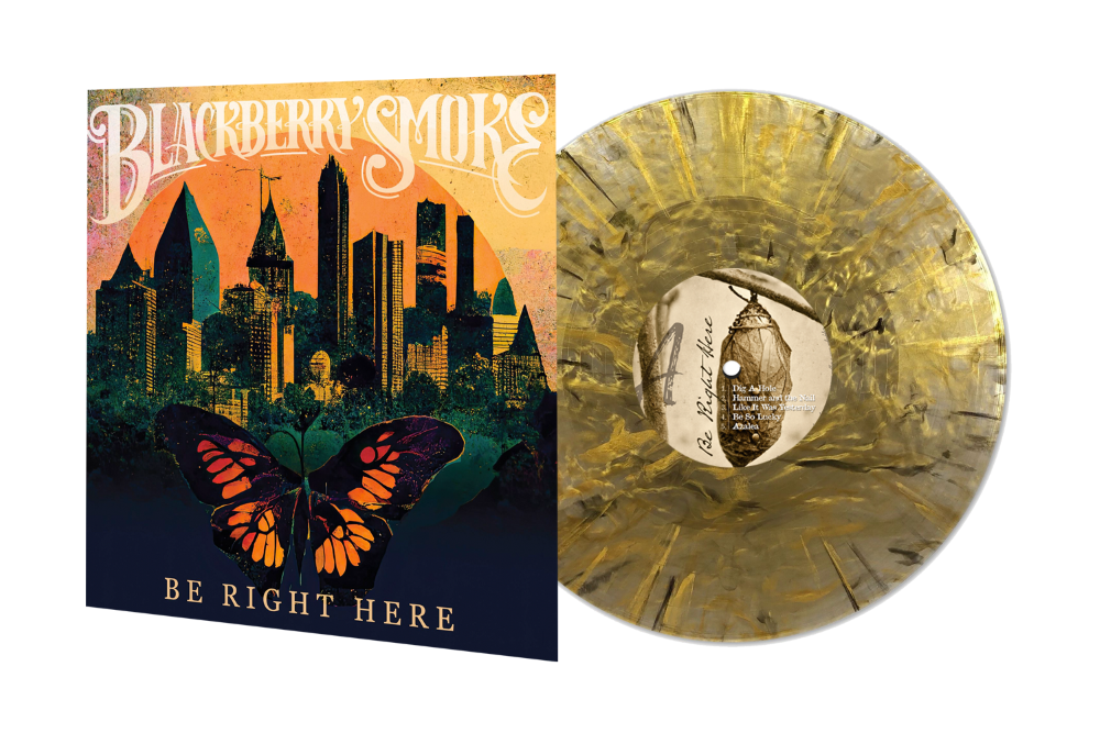 Blackberry Smoke Be Right Here Vinyl LP Gold Birdwing Colour 2024