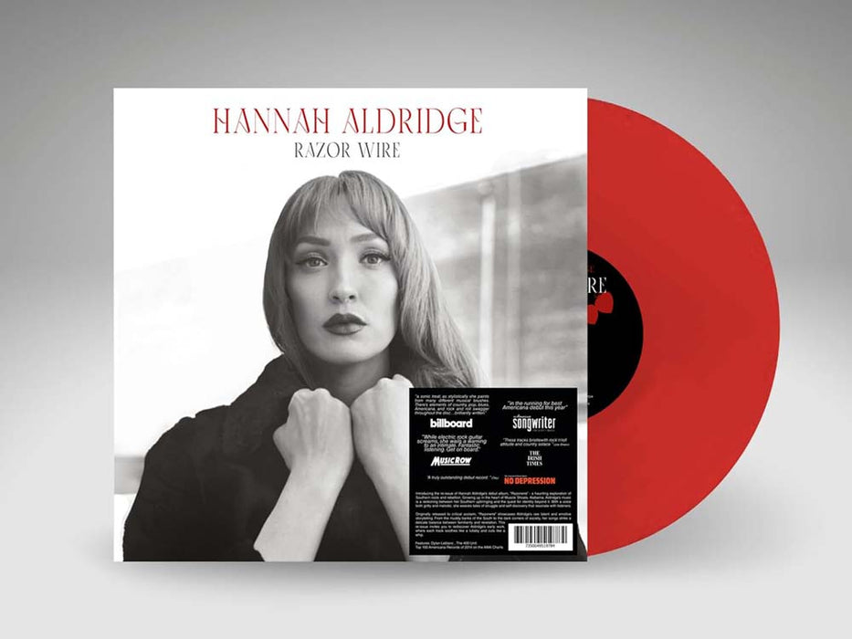 Hannah Aldridge Razor Wire Vinyl LP Red Colour 2024