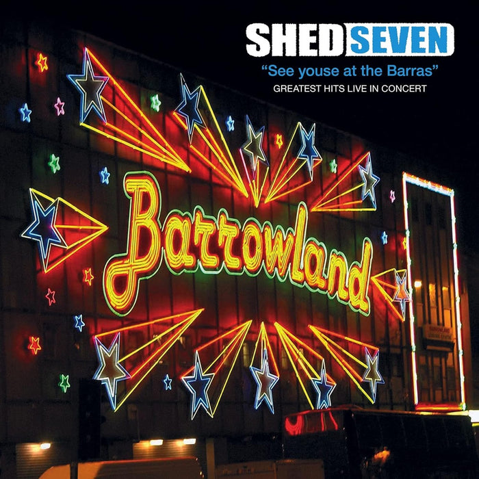 Shed Seven See Youse At The Barras Vinyl LP Yellow Colour 2024