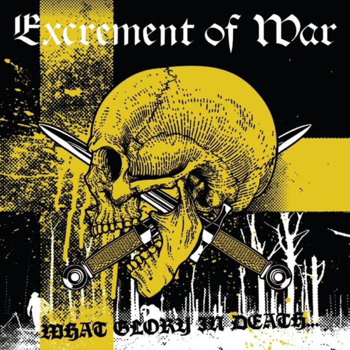 Excrement Of War What Glory in Death Vinyl LP Half Yellow Half Black Colour 2026