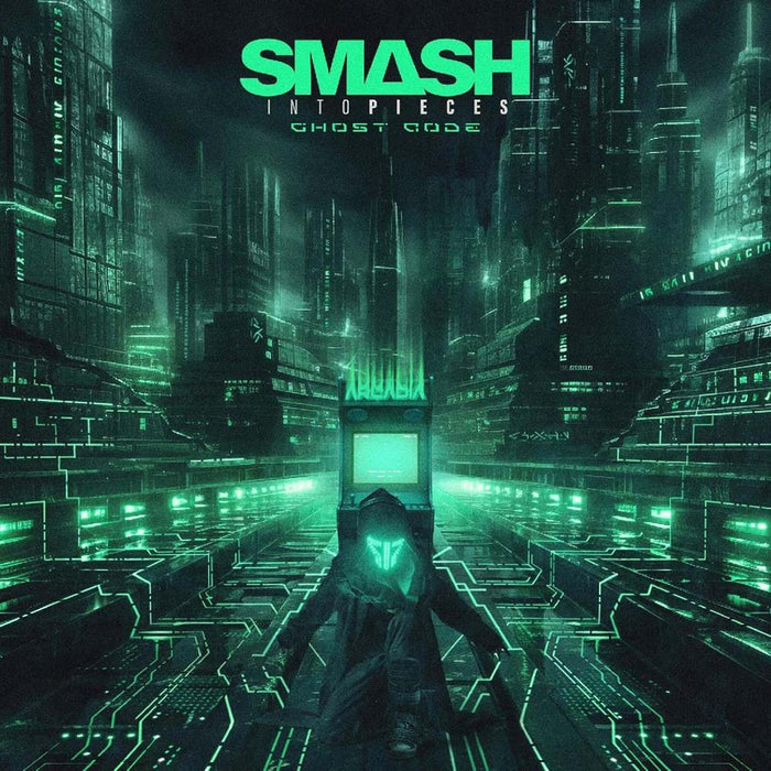 Smash Into Pieces Ghost Code Vinyl LP Green Black Splatter Colour 2024