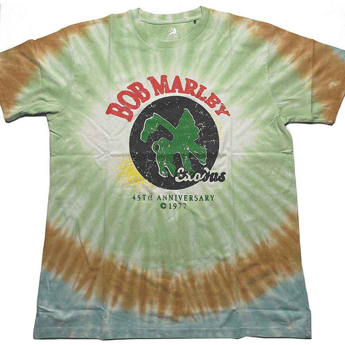 Bob Marley 45th Anniversary Green X-Large T-Shirt
