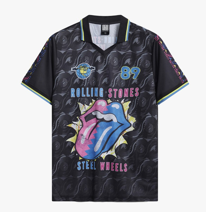 Rolling Stones Steels Wheel Football Jersey XX-Large T-Shirt