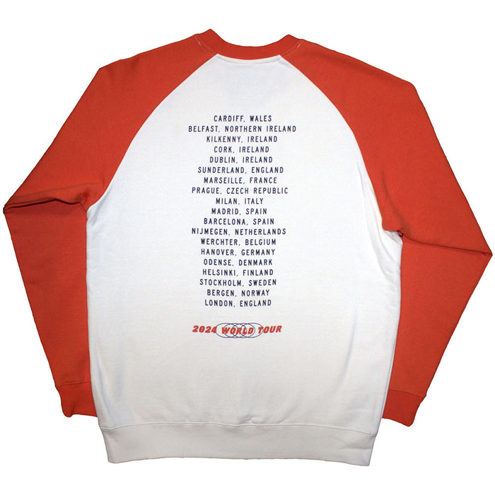 Bruce Springsteen Tour '24 Wheel White and Orange Large T-Shirt