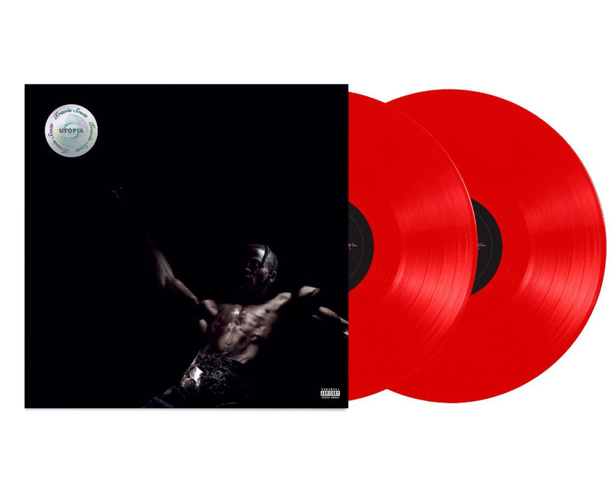 Travis Scott Utopia Vinyl LP Indies Exclusive Opaque Red Colour 2023