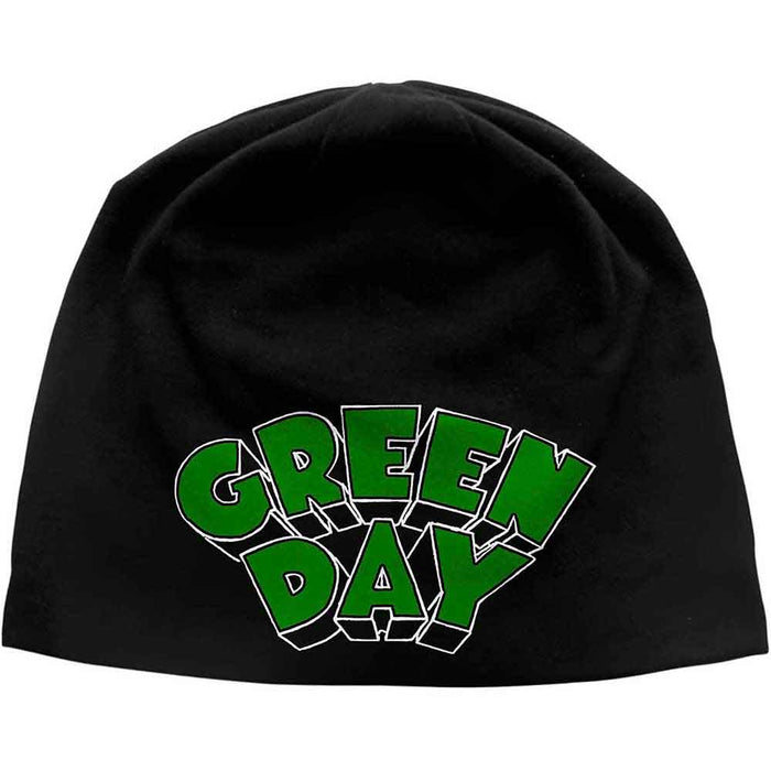 Green Day Dookie Logo Black Beanie Hat