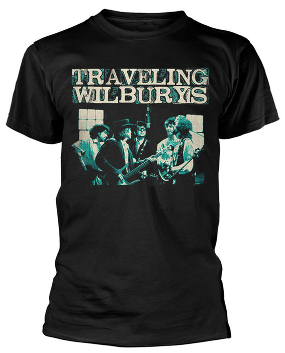 The Traveling Wilburys Performing Black Small T-Shirt