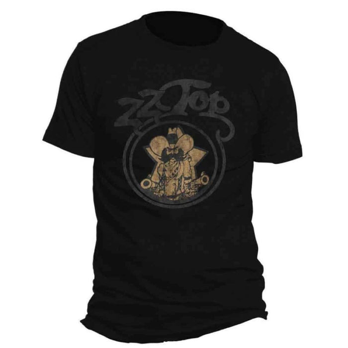 ZZ Top Outlaw Village Black XX-Large T-Shirt