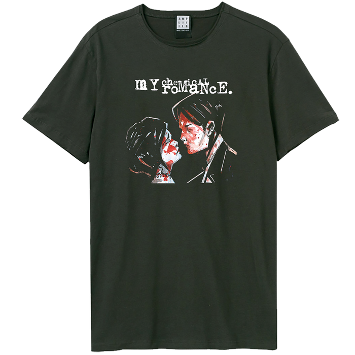 My Chemical Romance Three Cheers Amplified Charcoal Large T-Shirt