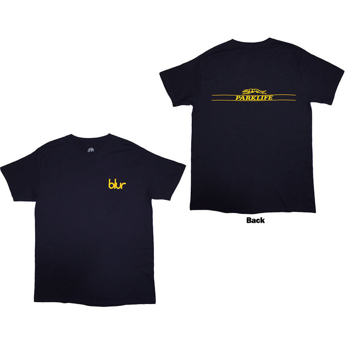 Blur Parklife Navy Blue Medium T-Shirt