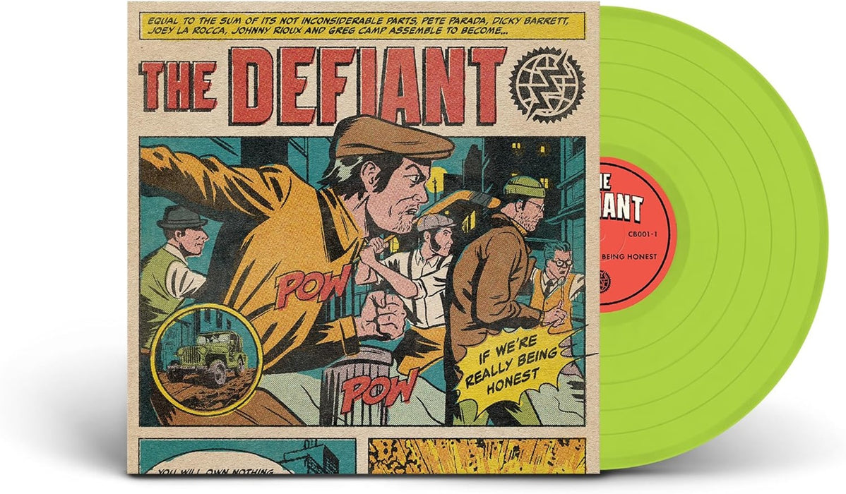 The Defiant If We're Really Being Honest Vinyl LP Lime Green Colour 2024