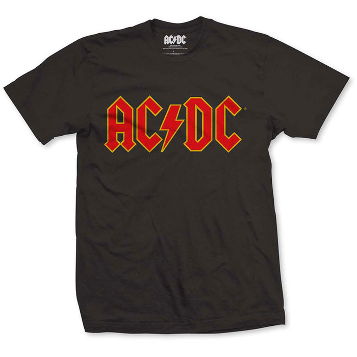 AC/DC Logo Black Large T-Shirt