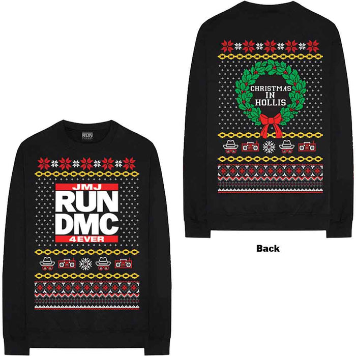 Run DMC Holiday Black Medium Sweatshirt