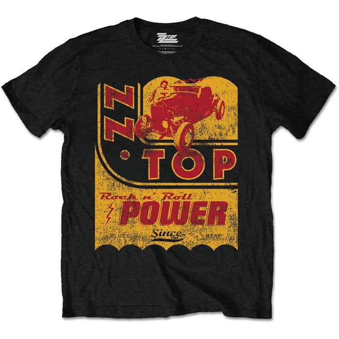 ZZ Top Speedoil Black Large T-Shirt