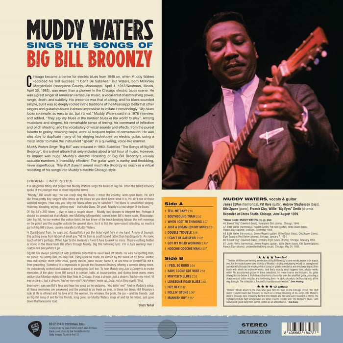Muddy Waters Sings Big Bill Vinyl LP 2023