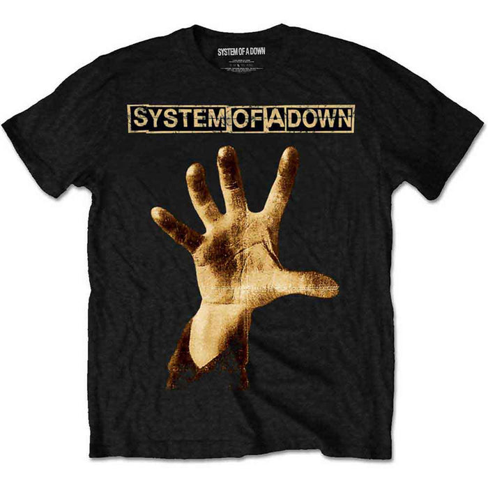 System Of A Down Hand Black Medium T-Shirt