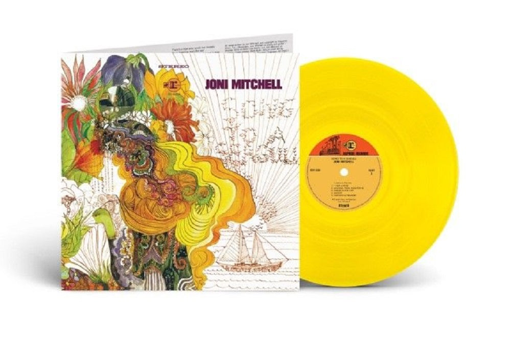 Joni Mitchell Song To A Seagull Vinyl LP Yellow Colour 2023